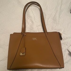 Michael Kors gently used laptop bag Maddie Tote in brown